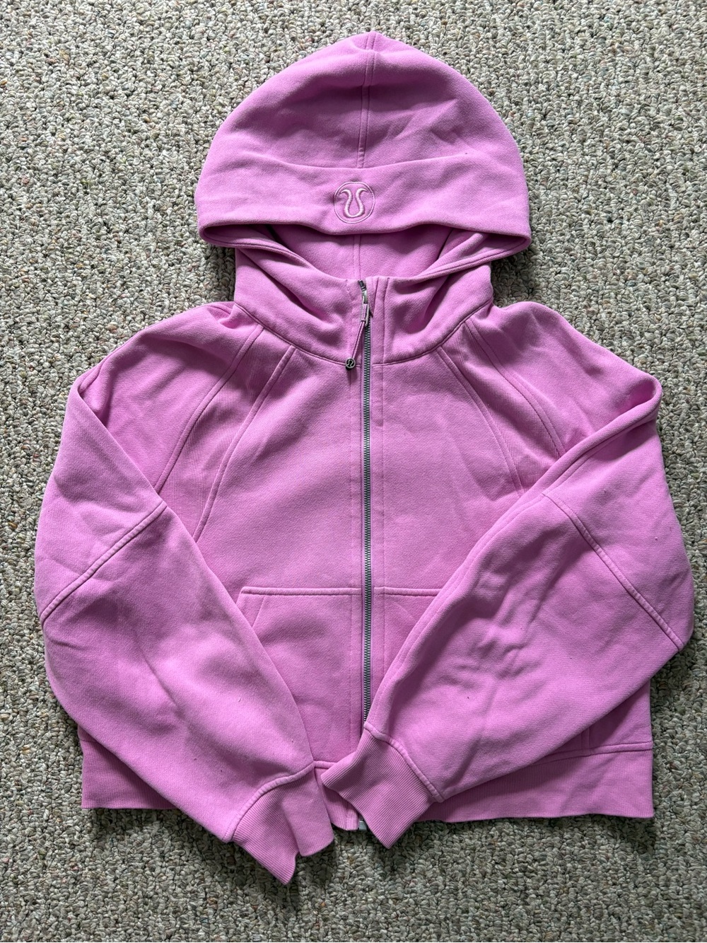 lululemon women’s Pink Hooded Zip Jacket